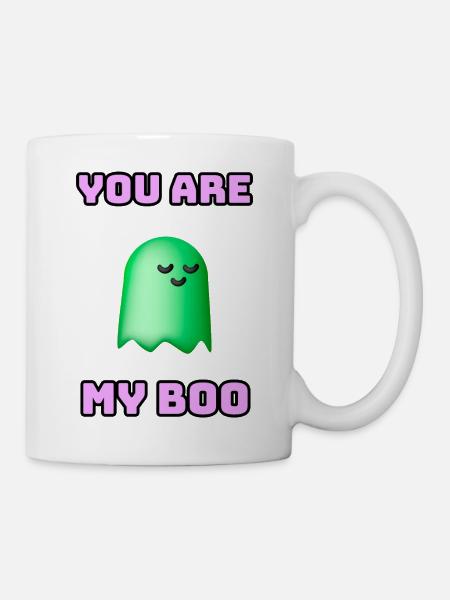 Tu es mon Boo Funny Halloween Ghost - Mug blanc - blanc