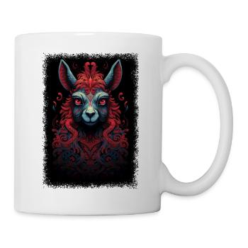 alpaca gift funny saying animal drama funny quote - Tasse - Weiß - Rechts