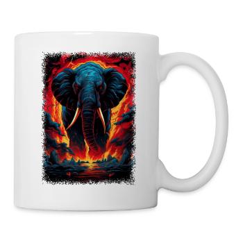 hamsa hand nature gift pineapple cool gift idea - Tasse - Weiß - Rechts