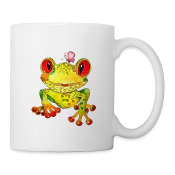 Fronk la grenouille - Mug blanc - blanc - Droite