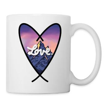 L’amour de la montagne - Mug blanc - blanc - Droite