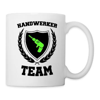 Handwerker Team 01 - Tasse - Weiß - Rechts