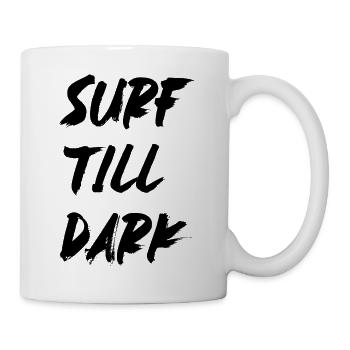 Surf, planche de surf, surfeur, sports nautiques, surf - Mug blanc - blanc - Droite