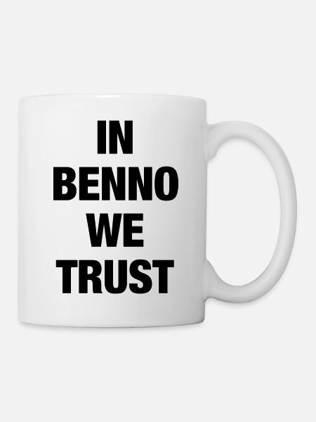 In Benno we trust - Tasse - Weiß