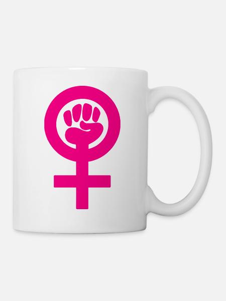 Frauenpower - Tasse - Weiß