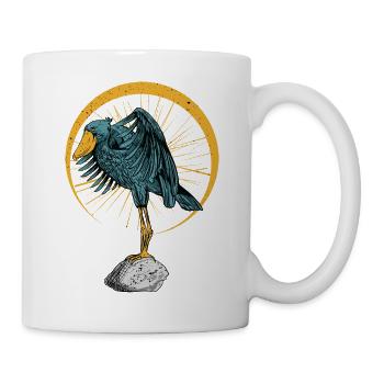 Bec-de-chaussure Ornithologue Forêt I Cadeau - Mug blanc - blanc - Droite