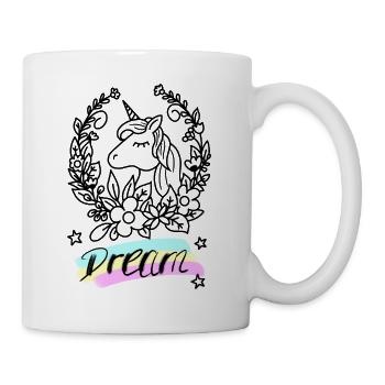 Traum - Tasse - Weiß - Rechts