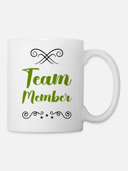 team member - Tasse - Weiß