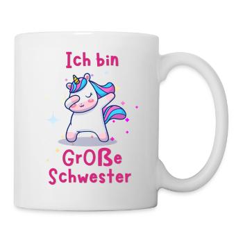 große Schwester - Tasse - Weiß - Rechts
