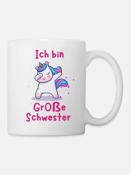 große Schwester - Tasse - Weiß