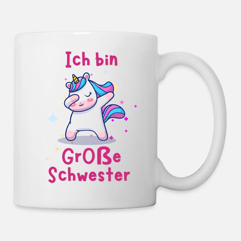 große Schwester - Tasse - Weiß