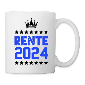 rente 2024 - Tasse - Weiß - Rechts