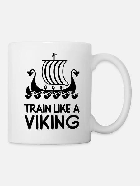 Gift 'Train Like a Viking', Force - Mug - white