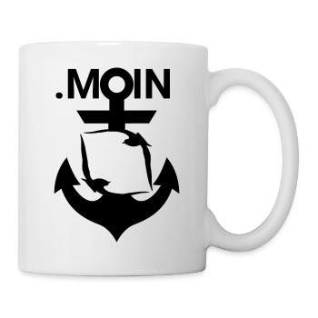 Anker, Möwen und Moin - Mein Lieblingsort - Tasse - Weiß - Rechts