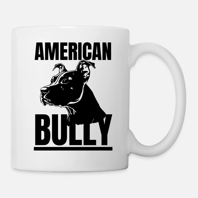 American Bully King - Der Herrscher der Straße - Tasse - Weiß