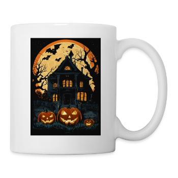 Joyeux halloween - Mug blanc - blanc - Droite