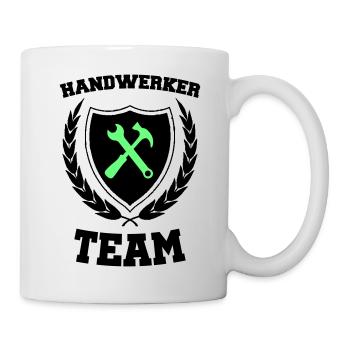 handwerker team 02 - Tasse - Weiß - Rechts