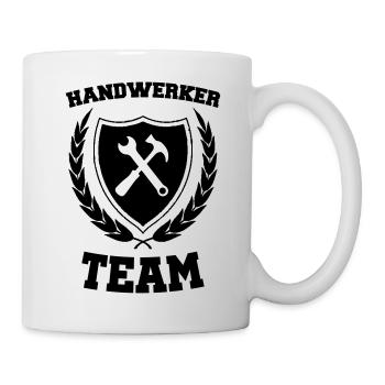 handwerker team 01 - Tasse - Weiß - Rechts
