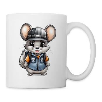 Chinchilla Kids Pillow Cup Sticker Bouton - Mug blanc - blanc - Droite