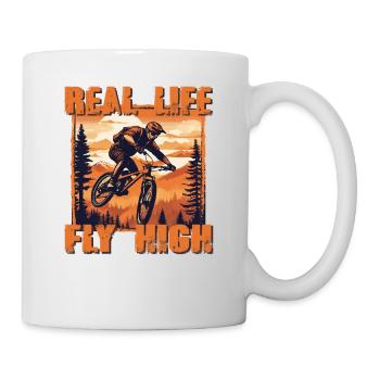 MTB 4 Vintage Orange - Tasse - Weiß - Rechts