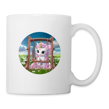 Super mignon bébé licorne - Mug blanc - blanc - Droite