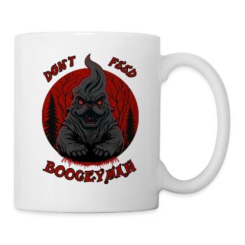 Ne nourrissez pas le croque-mitaine - Mug blanc - blanc - Droite