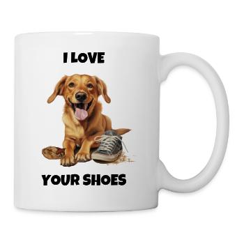 I love your shoes - Tasse - Weiß - Rechts