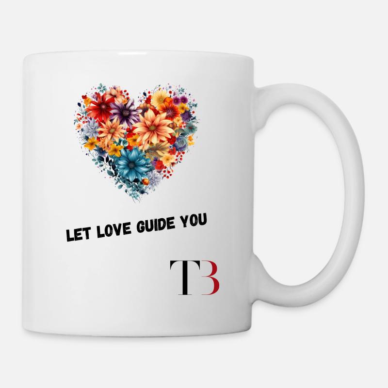 Let love guide you - Mug - white