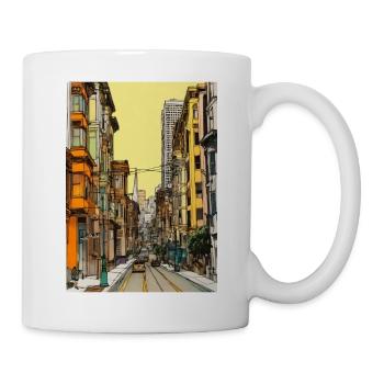 San Francisco - Mug blanc - blanc - Droite