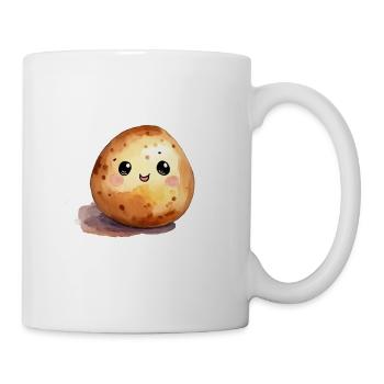 Sourire patate douce - Mug blanc - blanc - Droite