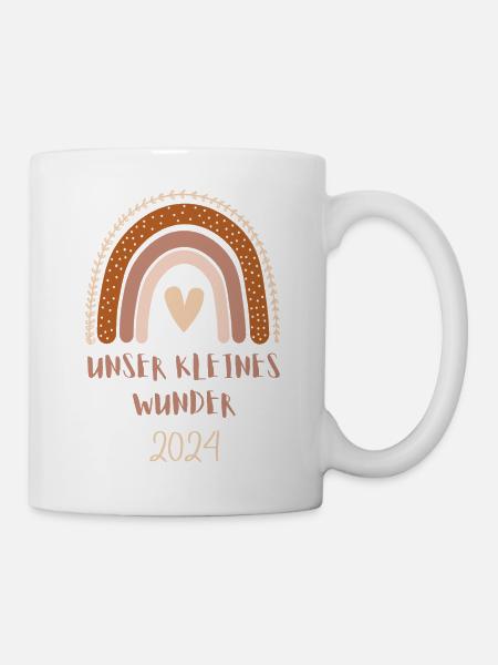 Unser kleines Wunder 2024 - Tasse - Weiß