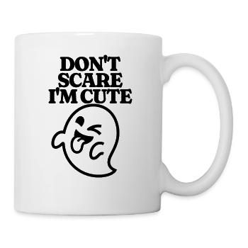 Cute Halloween Ghost Don´t scare I´m Cute - Tasse - Weiß - Rechts