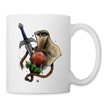 Roleplay - Off to the Adventure - Mug - white - Right