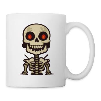 Red-Eyed Skeletal Body of Darkness - Mug - white - Right