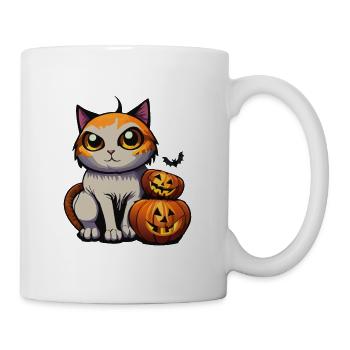 Halloween and Haunted Pumpkin - Mug - white - Right