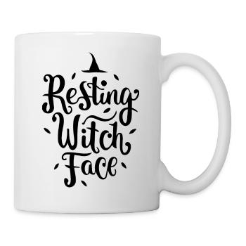 Resting Witch Face - Mug - white - Right