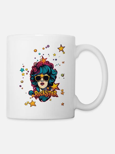 Rock´n´Roll - Tasse - Weiß
