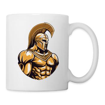 Spartan Gladiator Muscles Workout Gym - Mug - white - Right