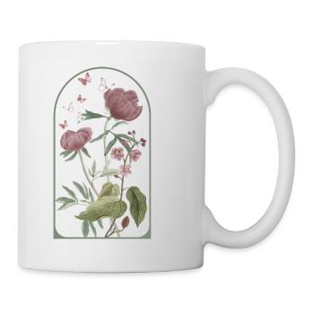 Bohemian Flower Frame - Mug - white - Right
