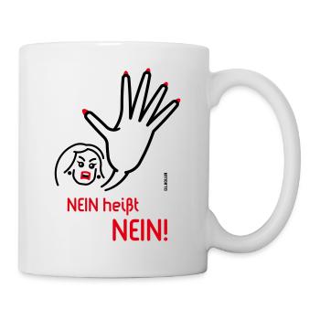 Nein Heißt Nein! (Angry / 2C) - Tasse - Weiß - Rechts
