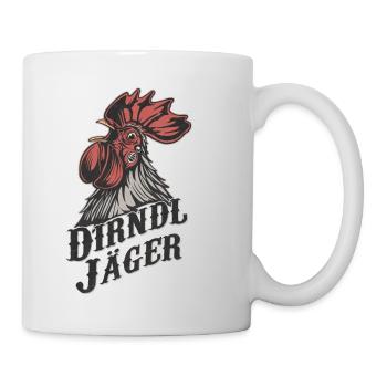 Dirndl Hunter Dictons Drôles Humour - Mug blanc - blanc - Droite