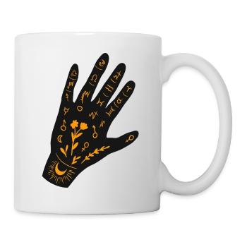 Mystical palmistry - Mug - white - Right