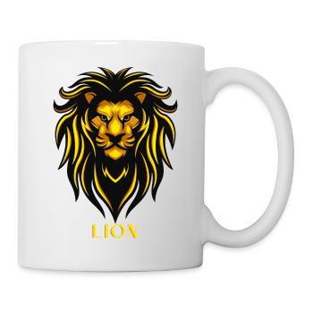 Lion - Tasse - Weiß - Rechts