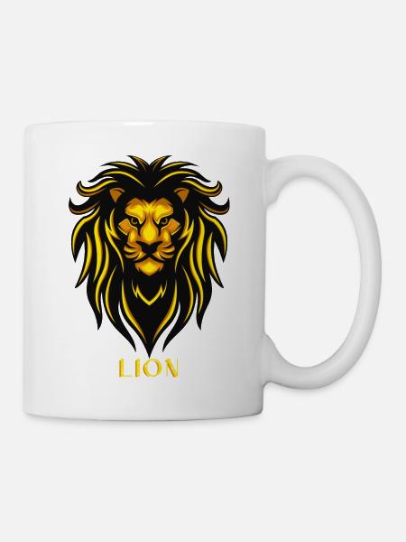 Lion - Tasse - Weiß