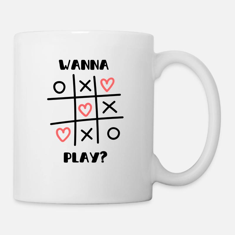 Je veux jouer à Funny Telling - Mug blanc - blanc