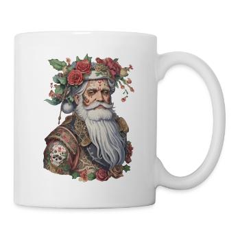 Santa, Santa Claus, St. Nicholas, Rockabilly - Mug - white - Right