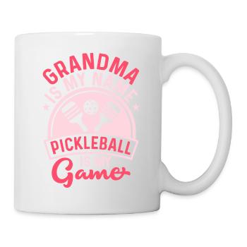 Grand-mère est mon nom Pickleball Paddle Raquette joueur - Mug blanc - blanc - Droite