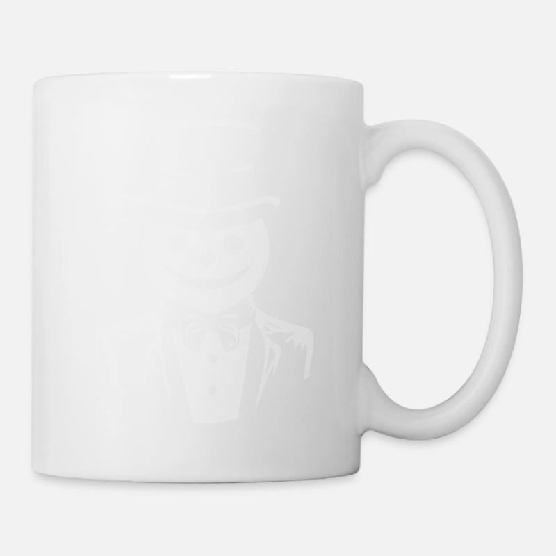 Snowman Dapper Delight - Mug - white