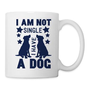 i am not single - Tasse - Weiß - Rechts