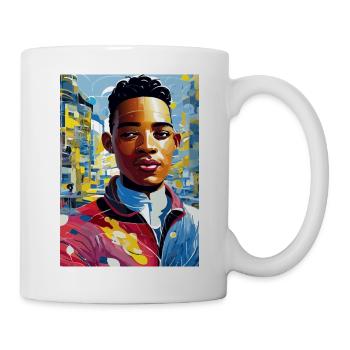 Un jeune artiste (Collection d’œuvres d’art) - Mug blanc - blanc - Droite